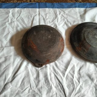 2 Cazuelas de Barro Antiguas