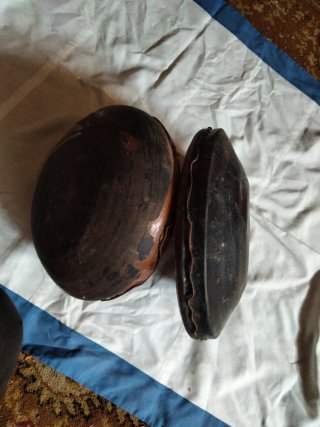 2 Cazuelas de Barro Antiguas