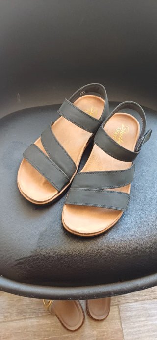 Sandalias Skechers Negras Talla 37