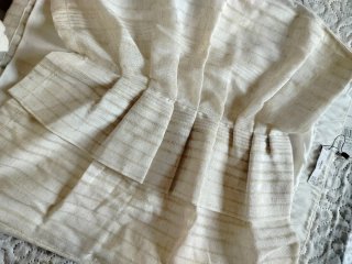 Falda Mango Lino Beige Talla M