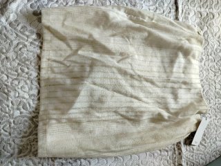 Falda Mango Lino Beige Talla M