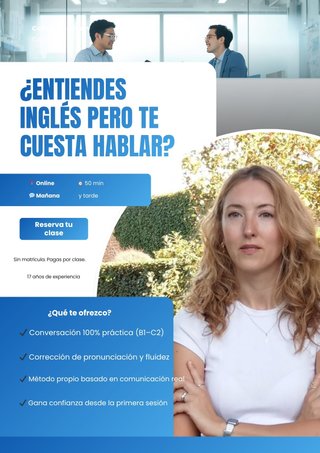Este verano: habla inglés de verdad.