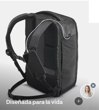 Mochila Quechua Negra Viaje