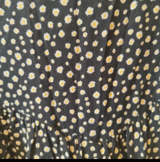 Falda pantalón de Zara con estampado de margaritas