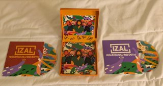 Disco Izal firmado - Pequeños Grandes Éxitos
