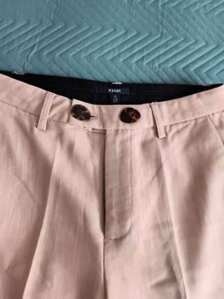 Pantalón beige mujer