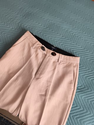Pantalón beige mujer