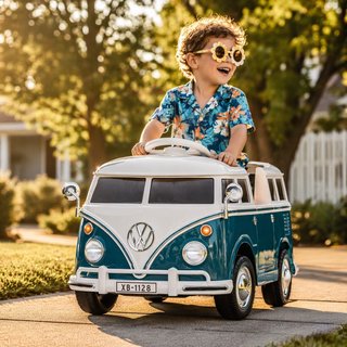 Furgoneta eléctrica infantil Volkswagen 12v