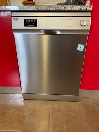 Cocina completa modular roja