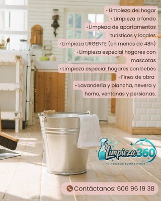 Limpieza 360 | tu hogar en buenas manos.