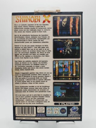 Sega Saturn Shinobi X Videojuego