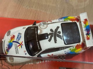 Unico Scalextric Porsche 911 GT3 Firmado Fuster