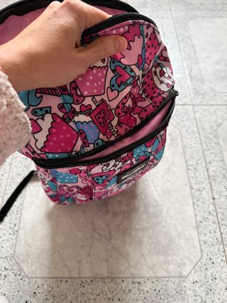 Mochila Black Fit Estampado Cupcakes