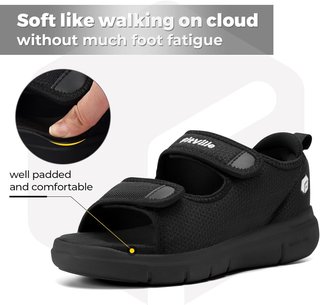 Sandalias FitVille T44 Negras