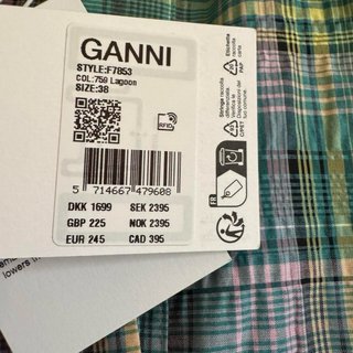 Ganni Abito Chemisier mezza stagione