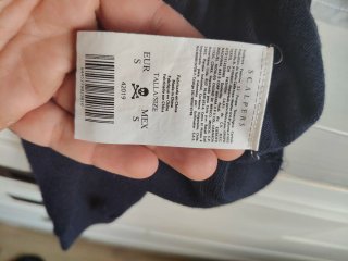 Jersey pico lana Scalpers azul Talla S