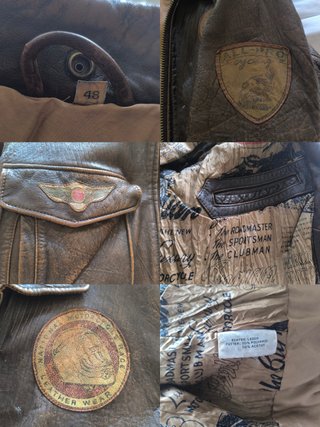 Chaqueta cuero FLYING TIGER'S