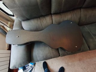 Estuche Guitarra Acústica Jumbo Negro