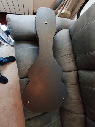 Estuche Guitarra Acústica Jumbo Negro