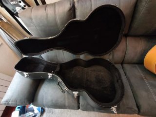 Estuche Guitarra Acústica Jumbo Negro