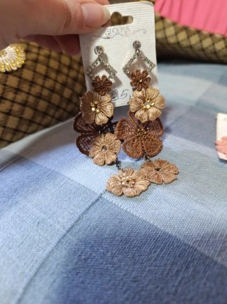 5 paia orecchini donna