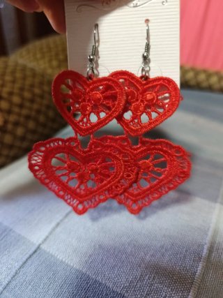 5 paia orecchini donna