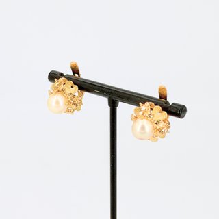 Pendientes Oro 18K, Perlas, 5.78gr