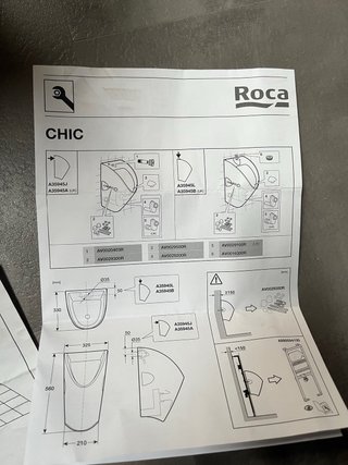 Urinario Roca de porcelana nuevo