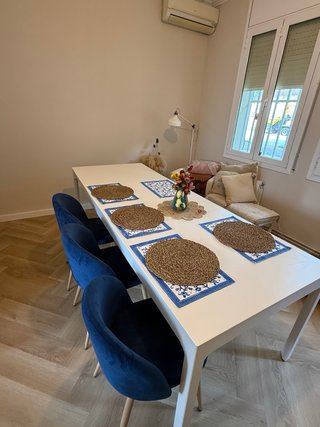 Mesa comedor extensible NÄSINGE blanca ikea