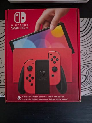 Nintendo Switch OLED Edición Mario Roja