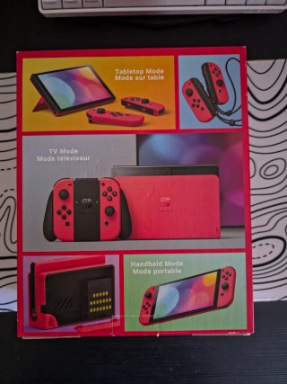 Nintendo Switch OLED Edición Mario Roja