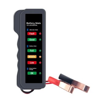Comprobador de Bateria y Alternador Coche y Moto