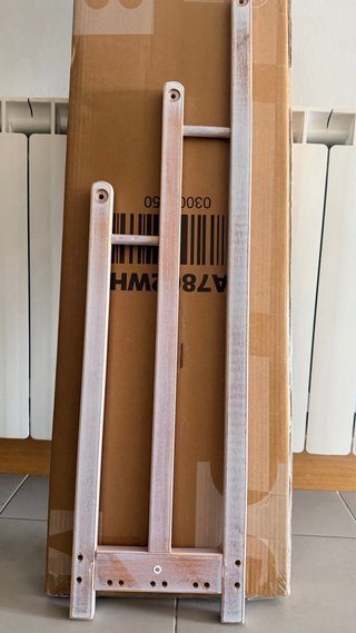 Elegante toallero de madera de Pie con 3 estantes