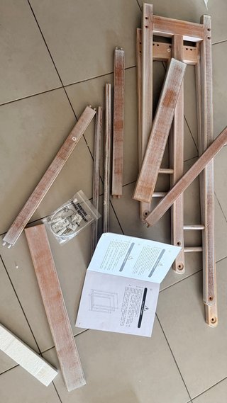 Elegante toallero de madera de Pie con 3 estantes
