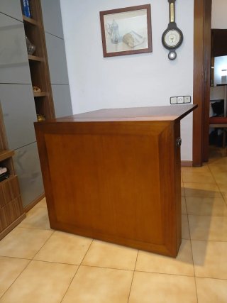 Mesa plegable de madera Mindi