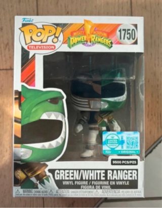 Funko Pop Power Rangers Green/White Ranger 1750