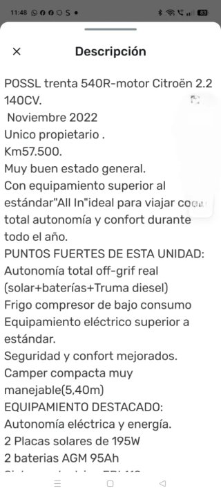 Camper POSSL Trenta 540