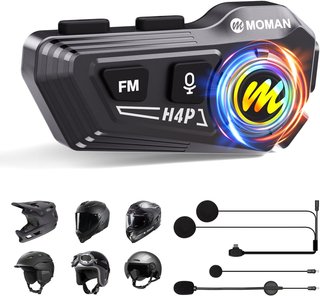 Moman Auriculares Casco Moto RS-H4P Manos Libres