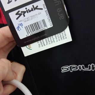 Maillot Spiuk Mujer Negro/Rojo