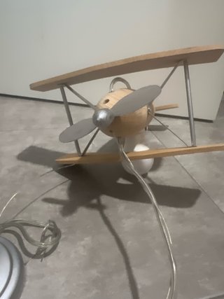Lámpara Avión Infantil Madera