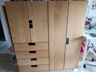 Armario infantil de madera, modelo Smastad Ikea