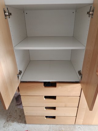 Armario infantil de madera, modelo Smastad Ikea