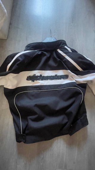 Chaqueta Moto Alpinestars Negra y Blanca xxxl