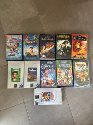 Colección películas de vídeo VHS Disney Classicos