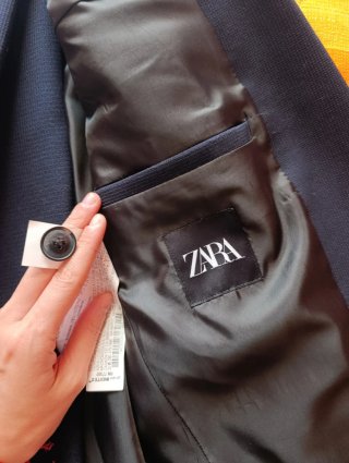 Traje Zara Azul