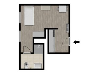 Estudio en alquiler en El Raval en Barcelona