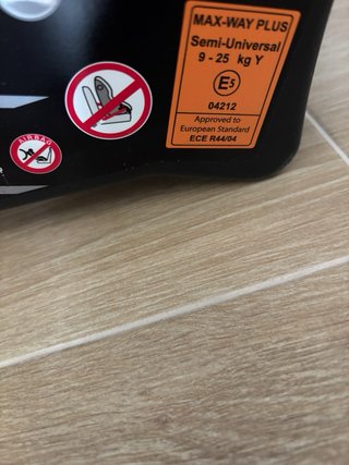 Silla Coche Britax Römer Negra