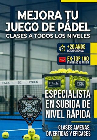 PROFESOR DE PADEL A DOMICILIO