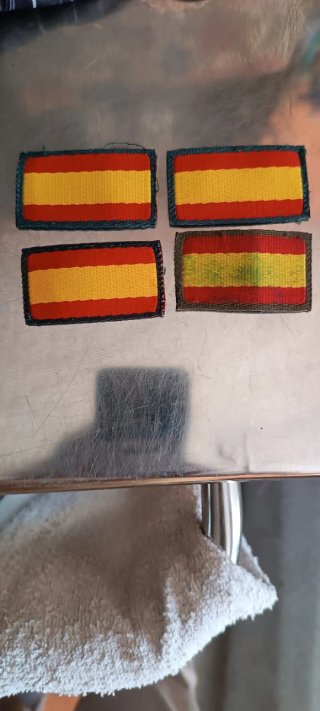 Parches Bandera España 6x3 cm (4 unidades)