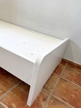 Cama individual 90cm Ikea blanca